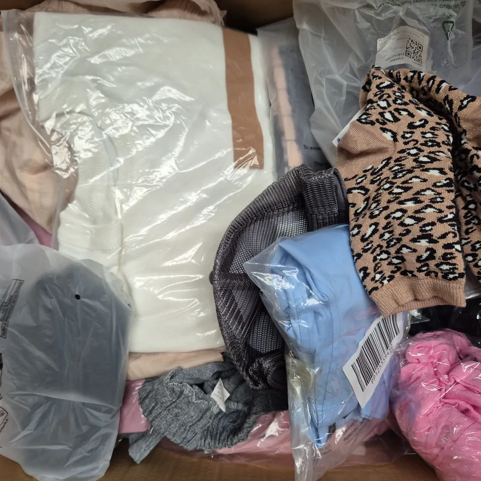 APPROXIMATELY 20 ASSORTED CLOTHING AND FASHION PRODUCTS IN VARIOUS STYLES AND SIZES - COLLECTION ONLY