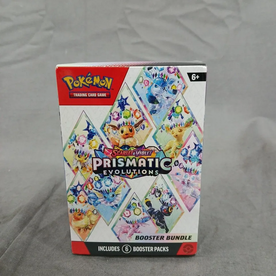 POKÉMON SCARLET & VIOLET PRISMATIC EVOLUTIONS BOOSTER BUNDLE – 6 BOOSTER PACKS (SEALED)