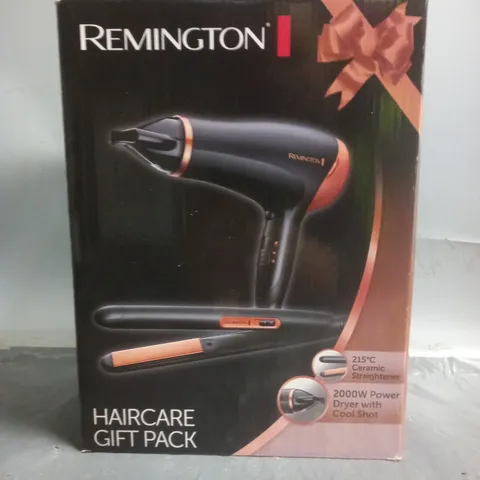 BOXED REMINGTON HAIRCARE GIFT PACK