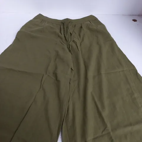 MONSOON OLIVE GREEN TROUSERS – UK SIZE M
