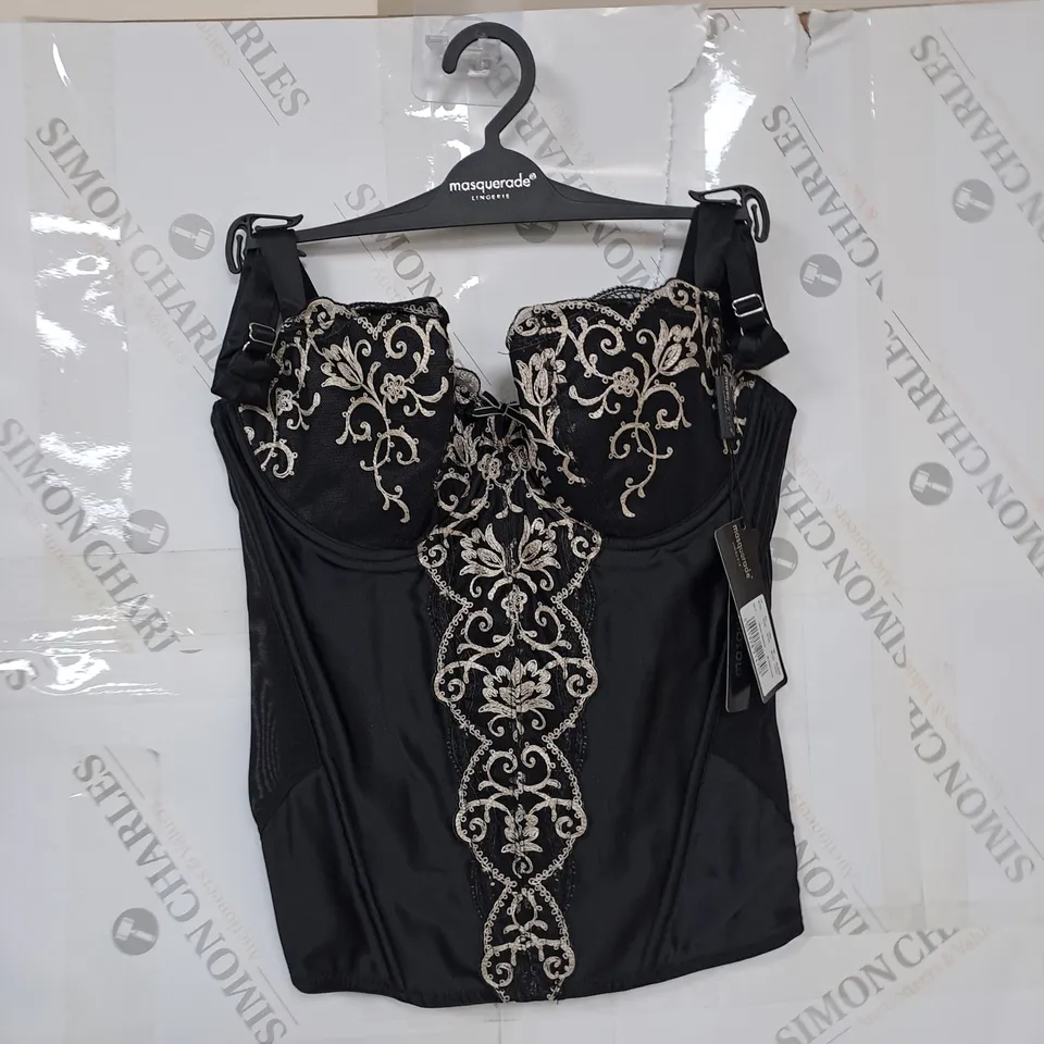 MASQUERADE LINGERIE - BLACK - 34DD