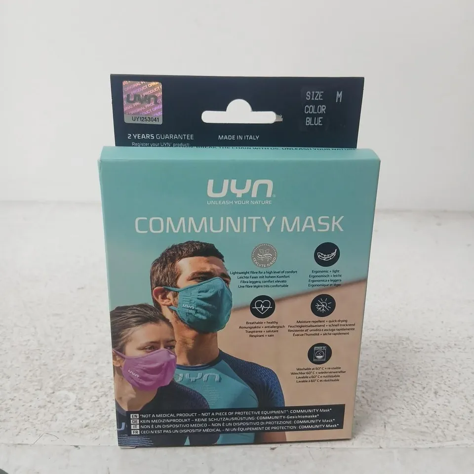 APPROXIMATELY 87 BOXED UYN COMMUNITY MASKS