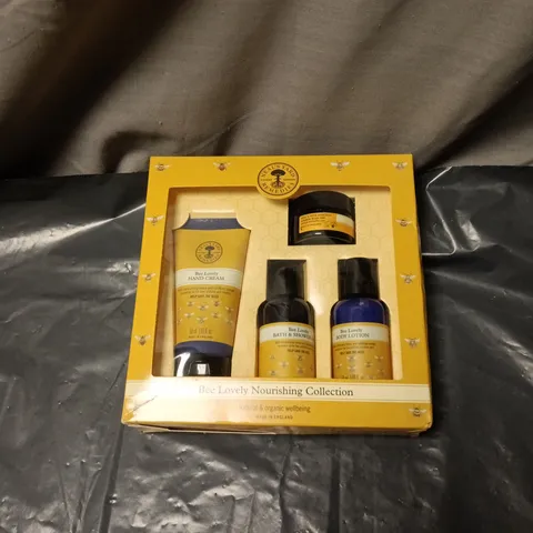 NEALS YARD REMEDIES BEE LOVELY NOURISHING COLLECTION GIFT SET – HAND CREAM, BATH & SHOWER GEL & BODY LOTION