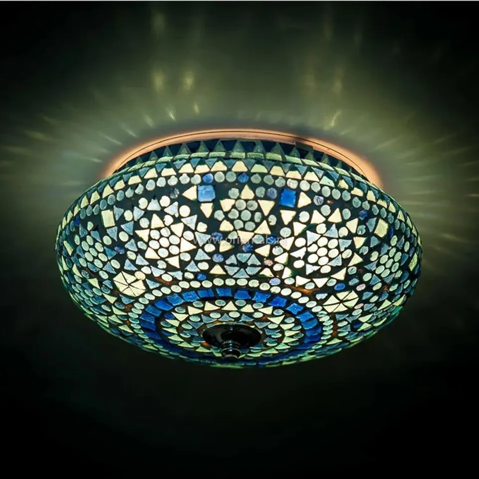 BOXED CHATFIELD 2-LIGHT FLUSH MOUNT FIXTURE