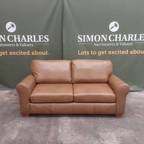 BAILEY 3 SEATER LEATHER SOFA