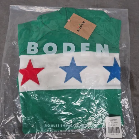 BODEN CHILDRENS STAR PATTERNED TOP - 4-5YRS