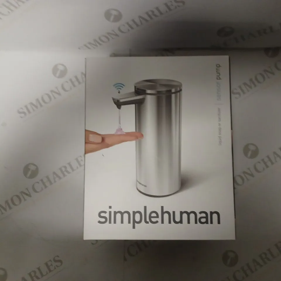SIMPLEHUMAN LIQUID SOAP OR SANITISER SENSOR PUMP 