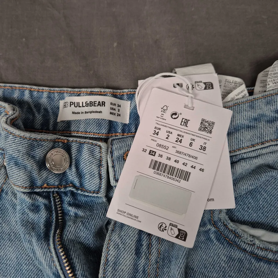 Pull&Bear Wide-Leg Jeans, Women's, UK 6 (EU 34)