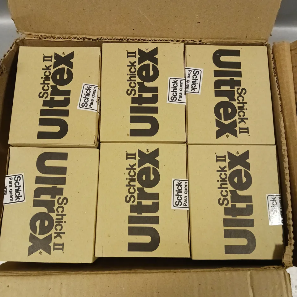 APPROXIMATELY 140 PACKS OF ULTREX SCHICK II TWIN BLADE RAZOR HEADS 