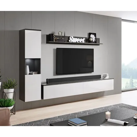 BOXED NOVAH ENTERTAINMENT UNIT FOR TV'S UP TO 60" (2 BOXES)