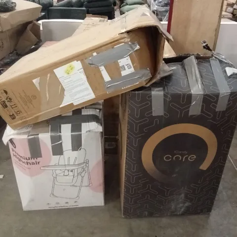 BOXED ICANDY STROLLER, CARRYCOT, CAR SEAT AND ISOFIX BASE (3 BOXES)