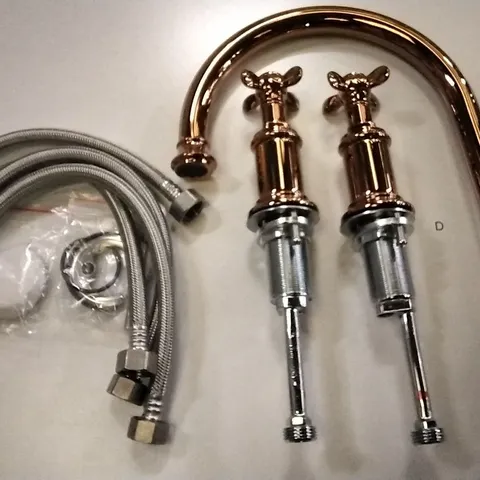BOXED AS NEW CALYPSO PALMA 3H BATH FILLER IN ROSE GOLD