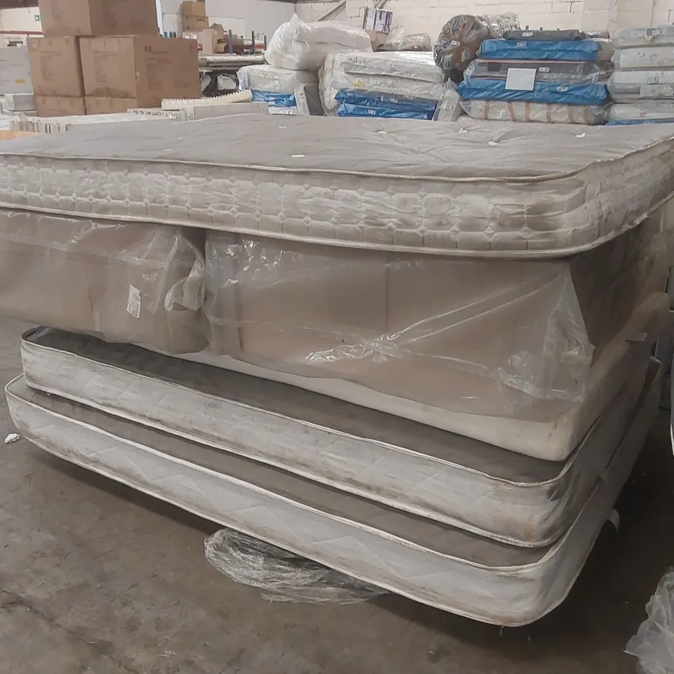 PALLET CONTAINING APPROXIMATELY 4x ASSORTED MATTRESSES AND 2x ASSORTED DIVAN BASE PARTS