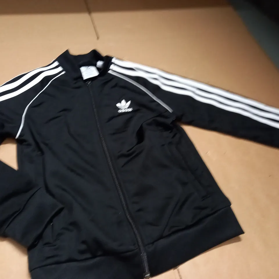 ADIDAS KIDS ZIP THROUGH TOP - UK 7/8 YEARS