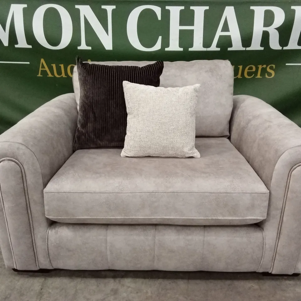 AMARA SNUGGLE CHAIR - STONE RRP £949