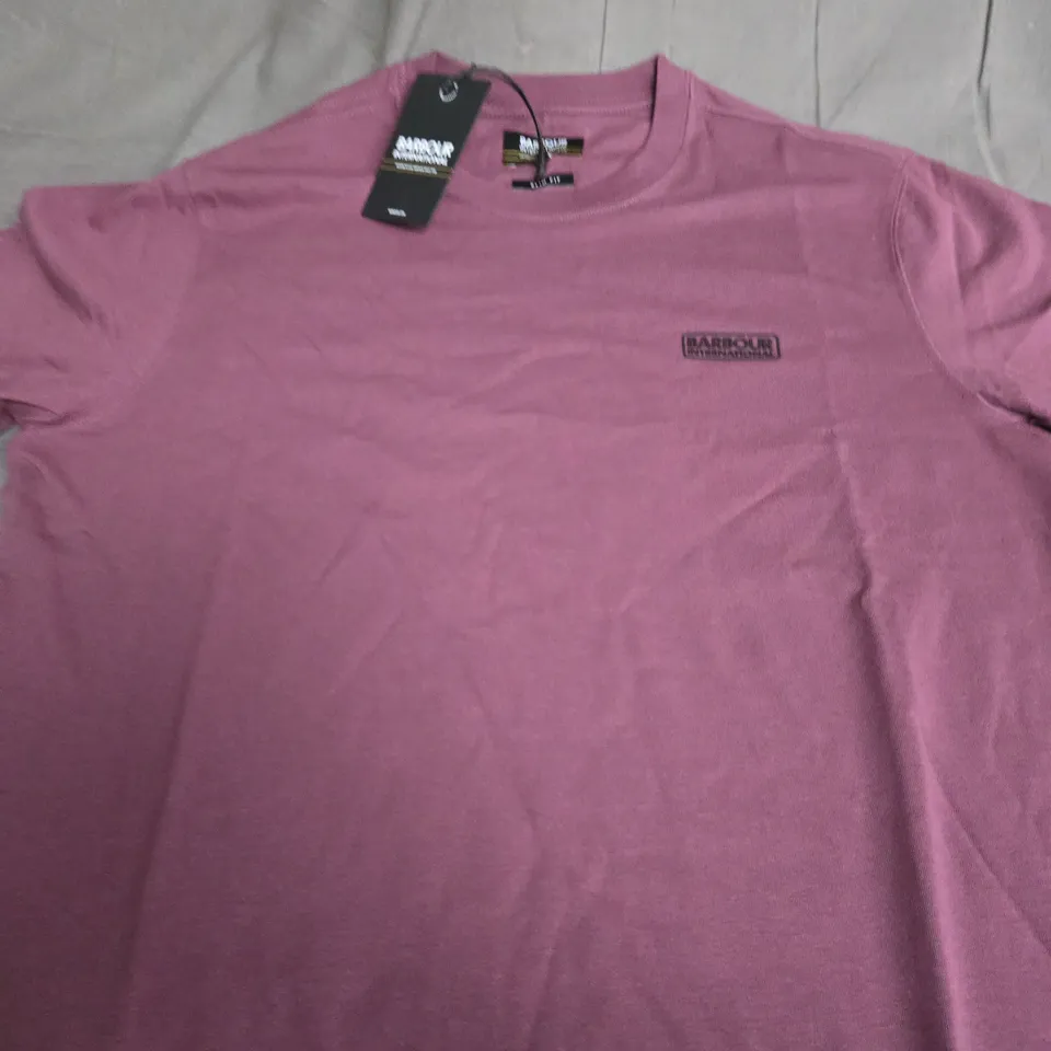 BARBOUR INTERNATIONAL SMALL LOGO TEE SIZE L