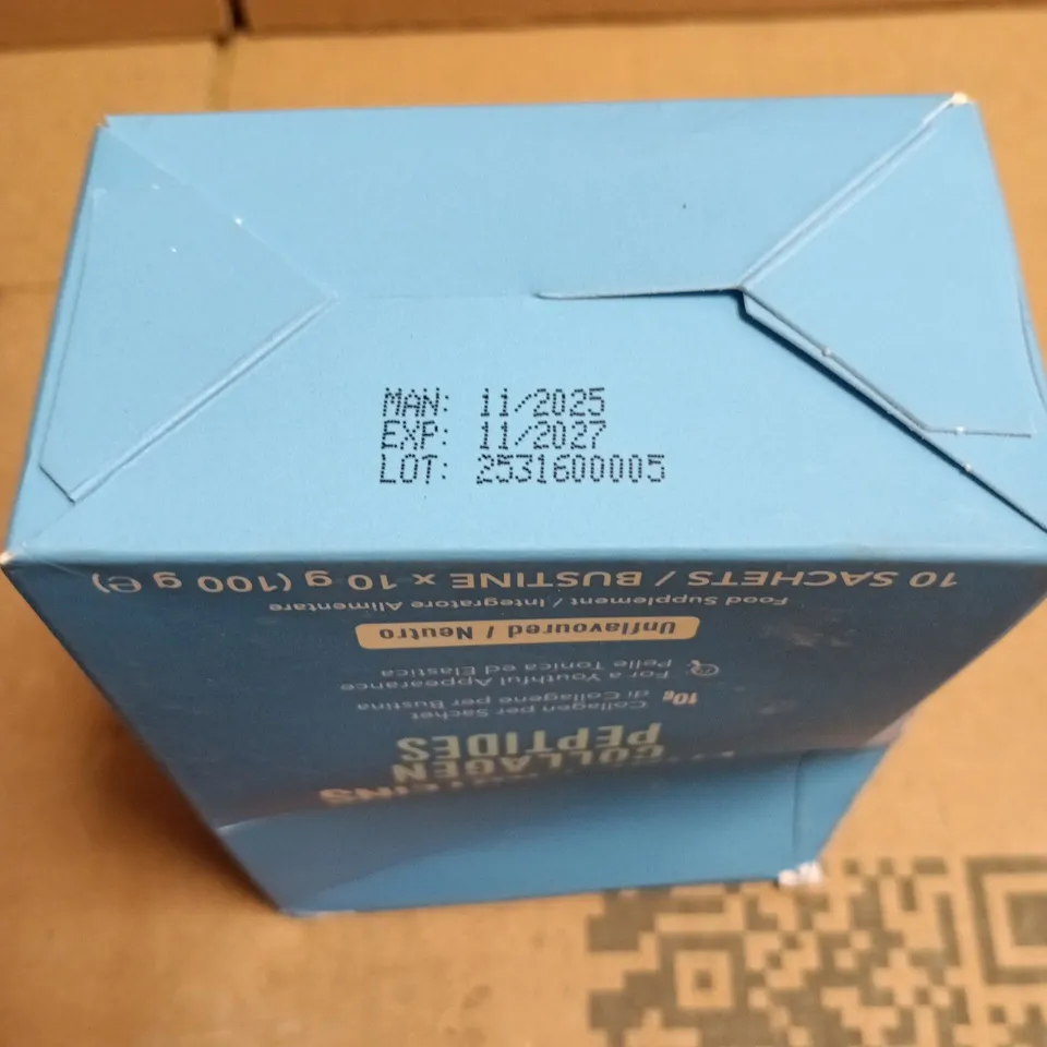 3 X VITAL PROTEINS COLLAGEN PEPTIDES 10 SACHET BOXES UNFLAVOURED