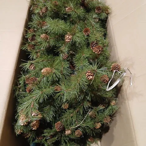BOXED GISELA GRAHAM LONDON PINE CONE CHRISTMAS TREE