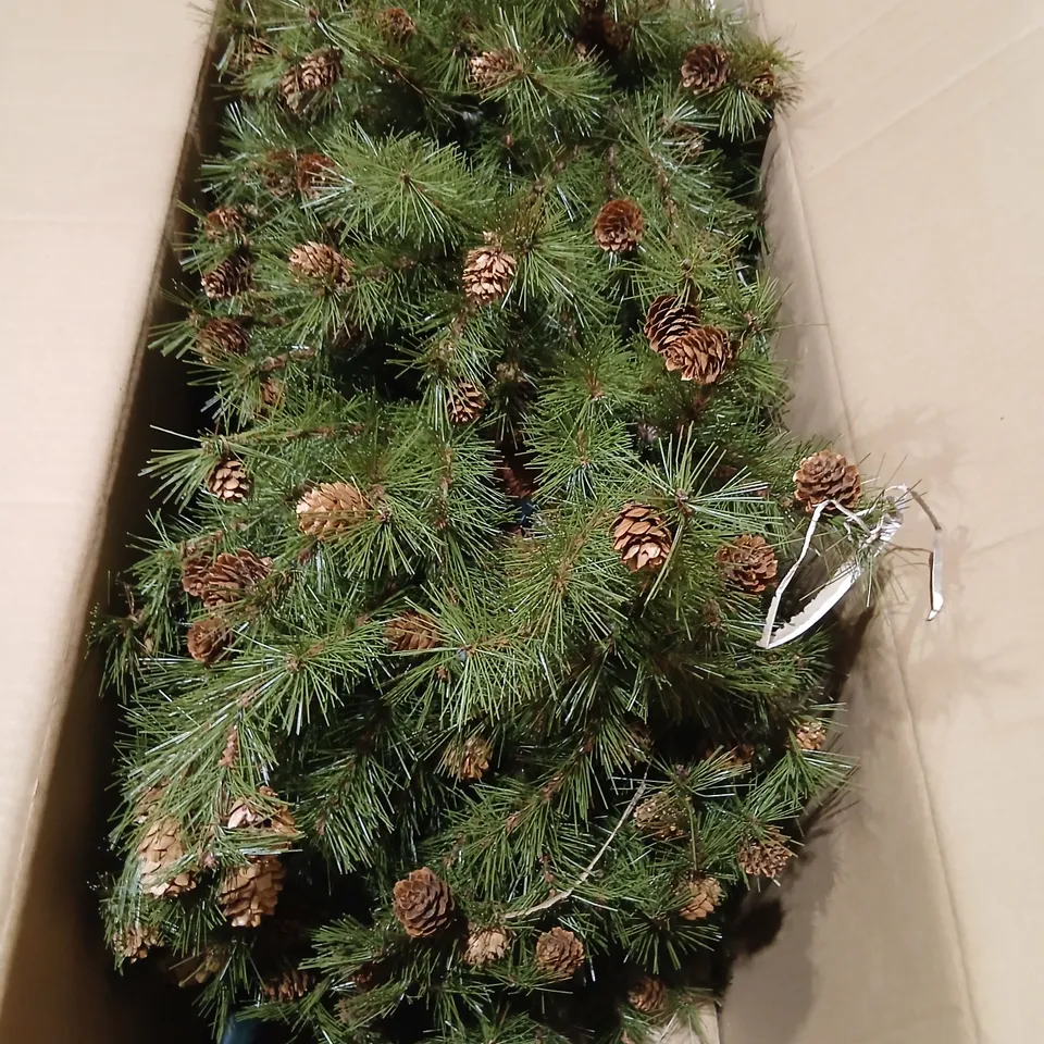 BOXED GISELA GRAHAM LONDON PINE CONE CHRISTMAS TREE