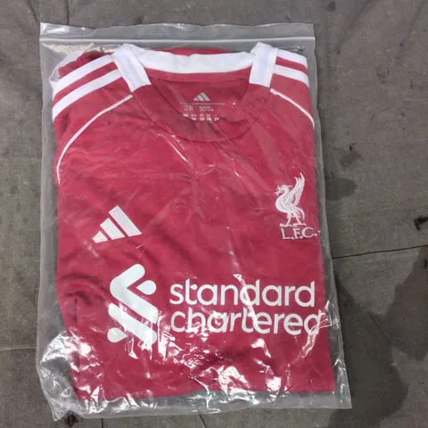 BAGGED ADIDAS LIVERPOOL FOOTBALL JERSEY SIZE 28