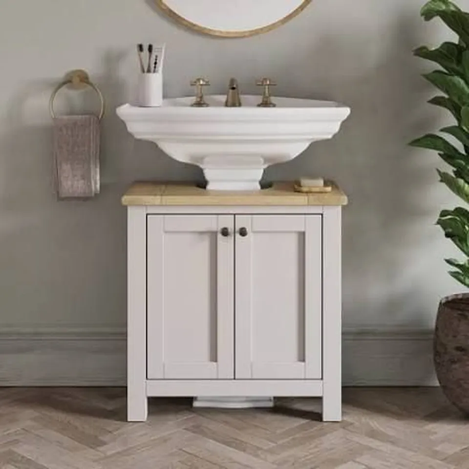 BOXED OLNEY UNDER SINK CABINET - STONE (1 BOX)