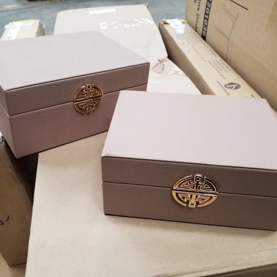 BOXED JEWELLERY BOX (SET OF 2)