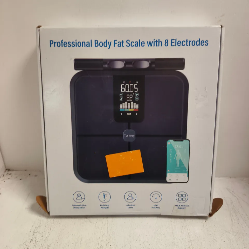 BOXED TYCHESY PROFESSIONAL BODY FAT SCALE