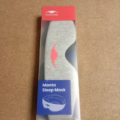 MANTA SLEEP MASK β GREY FABRIC SLEEP MASK