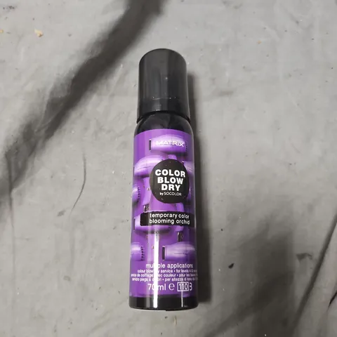 BOX OF APPROXIMATELY 24 MATRIX COLOR BLOW DRY – TEMPORARY COLOR SPRAY, BLOOMING ORCHID (70 ML) 