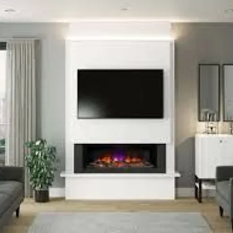 BOXED OXTON ELECTRIC CHIMNEY BREAST SUITE (2 BOXES)