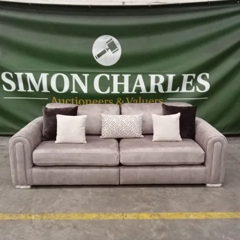 AMARA 4 SEATER SOFA - STONE