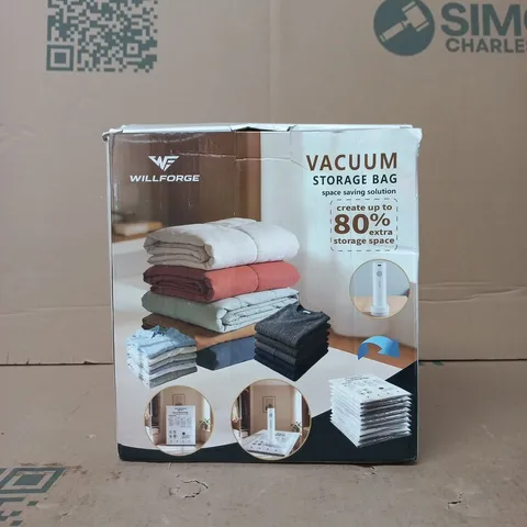 BOXED WILLFORCE VACUUM STORAGE BAGS - QUANTITY UNSPECIFIED