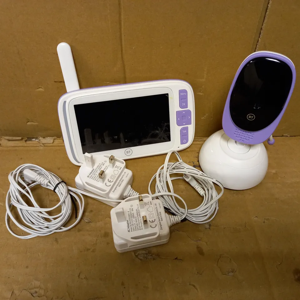 BT BABY MONITOR WITH 5 INCH COLOUR SCREEN