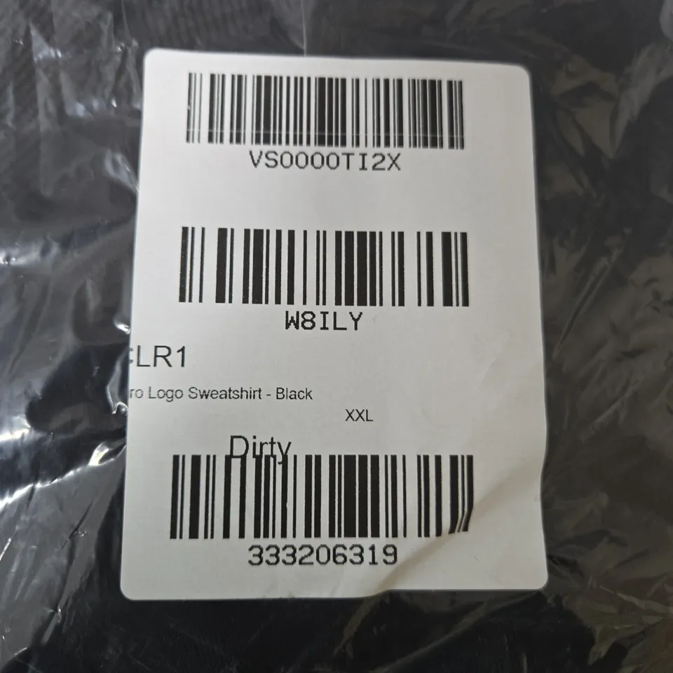 CALVIN KLEIN LOGO SWEATSHIRT – BLACK, XXL