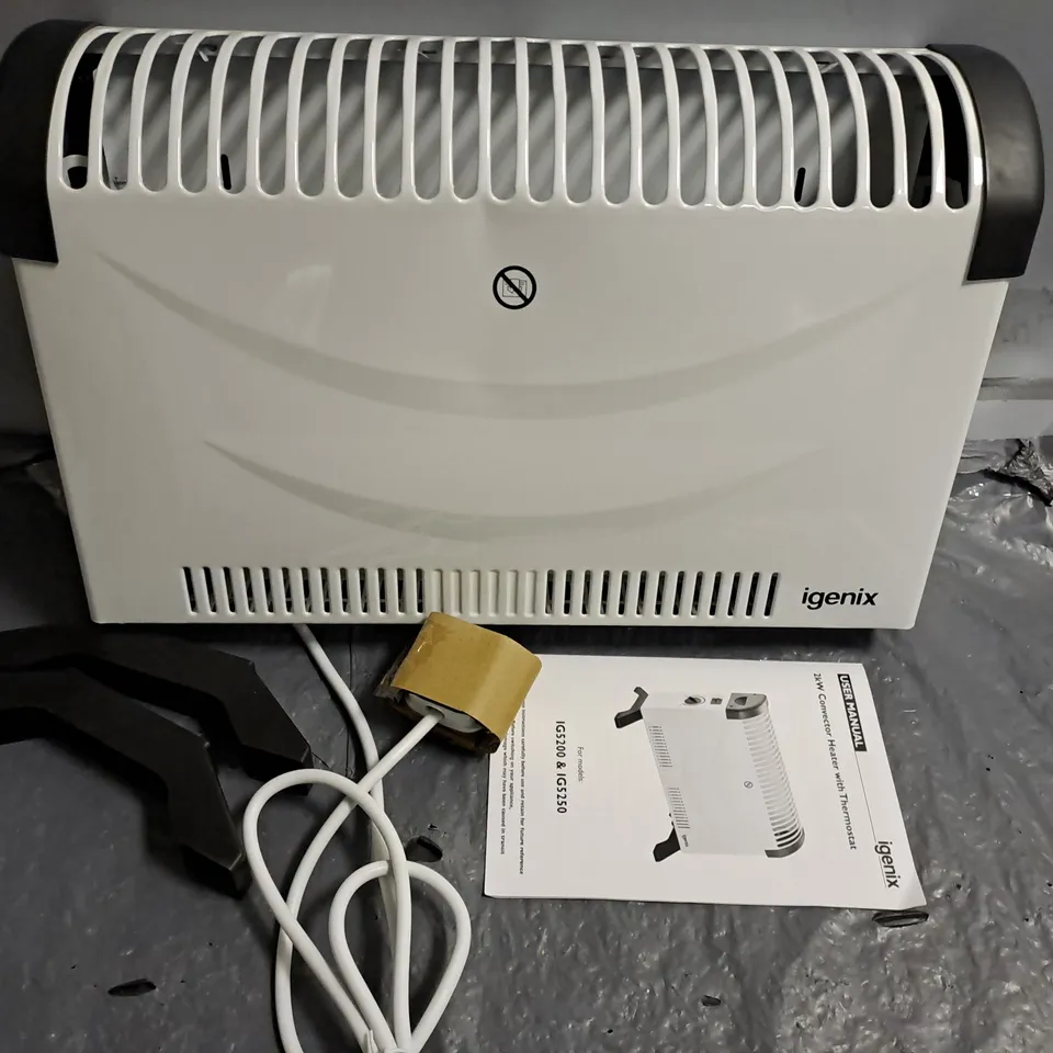 IGENIX 2KW CONVECTOR HEATER - WHITE