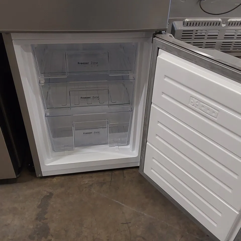 RUSSELL HOBBS RH145FF501E1S 145CM HIGH 60/40 SMALL FRIDGE FREEZER SILVER - UNPROCESSED RAW RETURN 