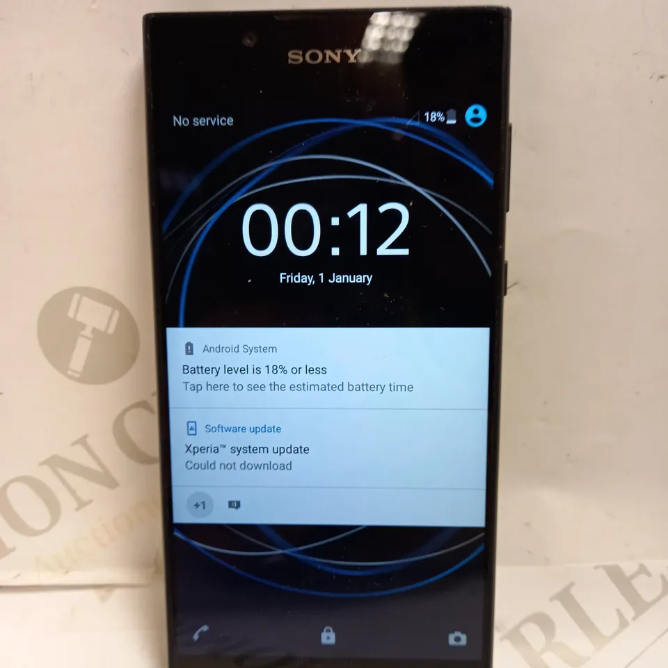 SONY XPERIA MOBILE PHONE IN BLACK