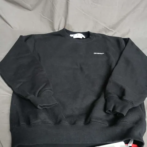 OFF-WHITE BLACK SWEATER SIZE M 