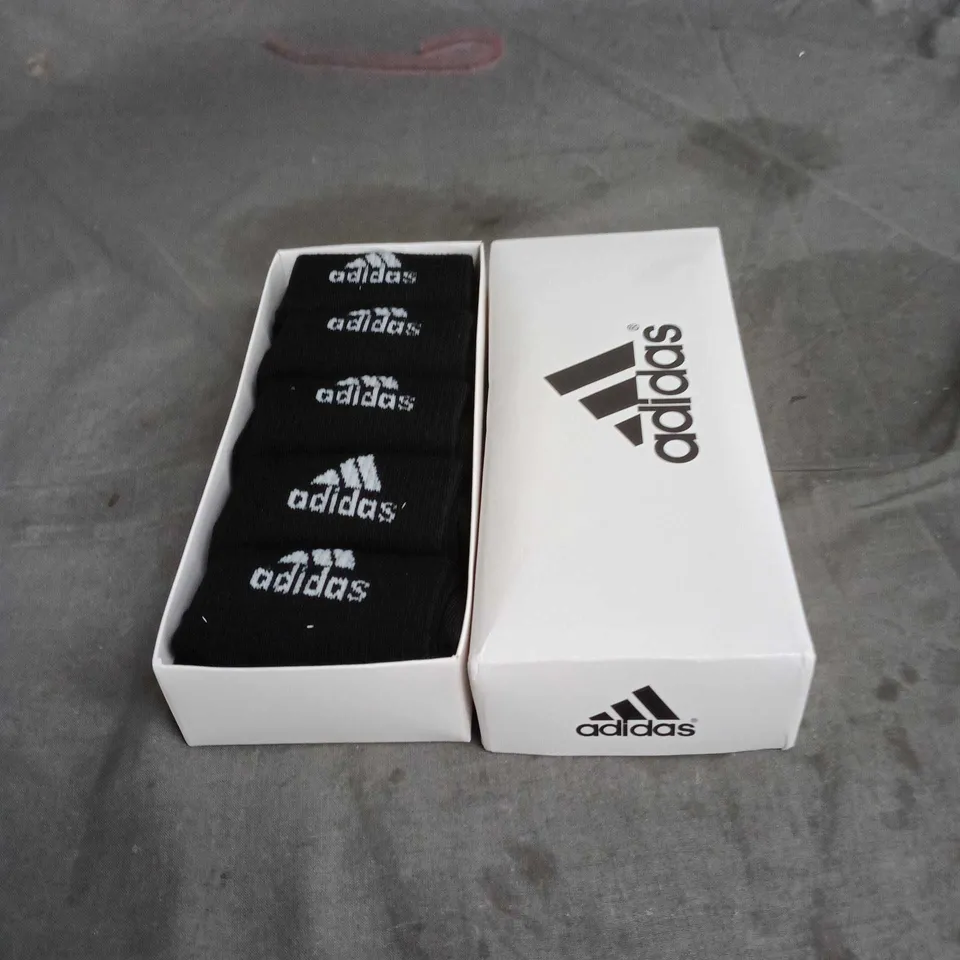 ADIDAS SOCKS – BLACK, BOX SET SIZE UNSPECIFIED