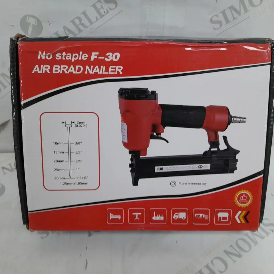 BOXED NO STAPLE F-30 AIR BRAND NAILER