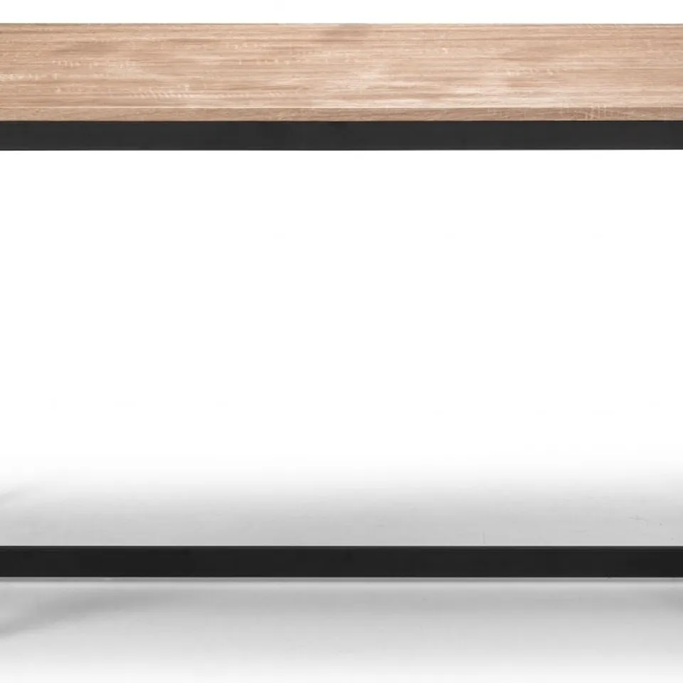 BOXED TRIBECA DINING TABLE - BLACK/SONOMA OAK