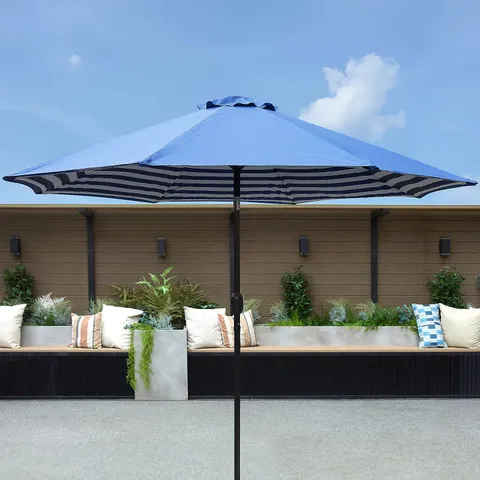 MY GARDEN STORIES 2.36M X 2.7M DOUBLE SIDED PRINTED PARASOL