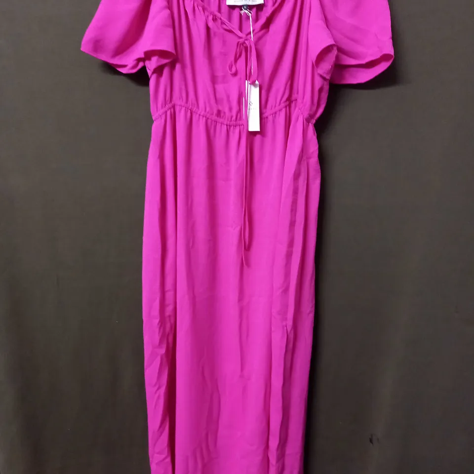 MAISON DE NIMES GYPSEY DRESS IN HOT PINK - MEDIUM