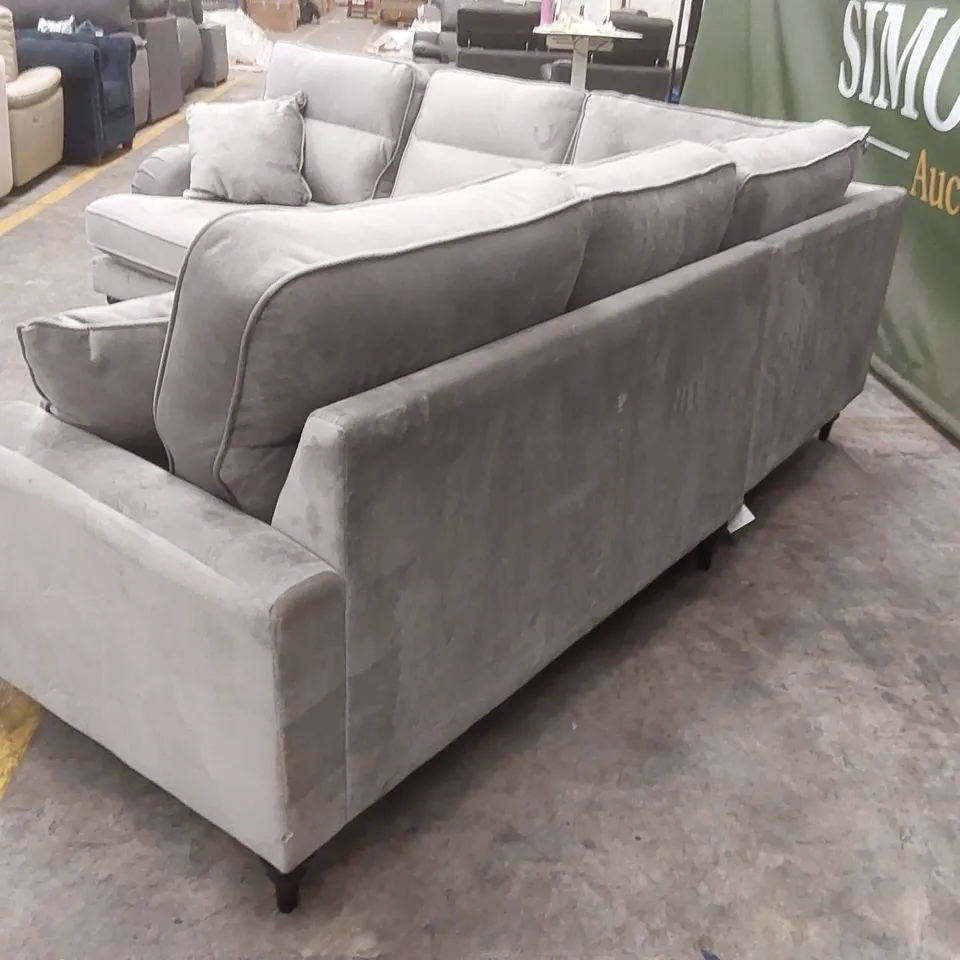VICTORIA CORNER GROUP SOFA - GREY RRP £1249