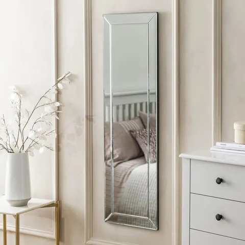 BOXED HABITAT BEVELLED WALL MIRROR - 115x35cm