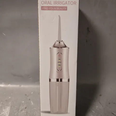 PORTABLE ORAL IRRIGATOR