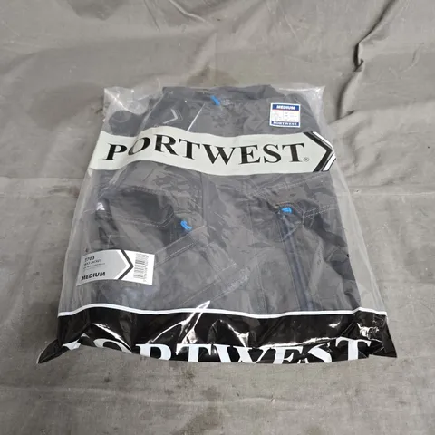PORTWEST WX3 JACKET IN METAL GREY SIZE M