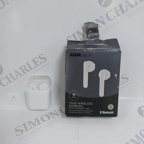 BOXED TRUE WIRELESS BLUETOOTH EARBUDS WITH CHARGING CASE