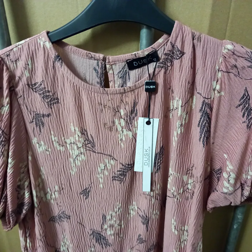 DUSK FLORAL TIERED TOP - 12