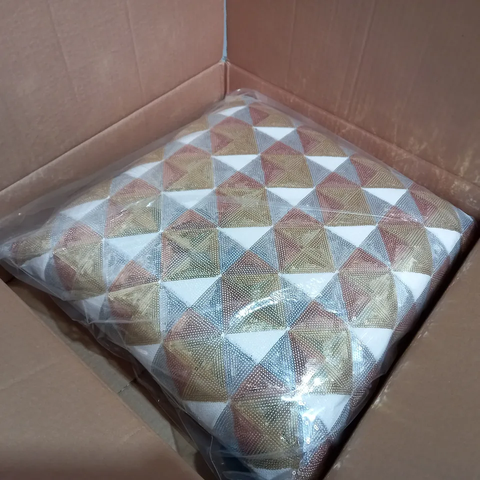 SEQUINED PILLOW - SIZE APPROX 40CM X 40CM